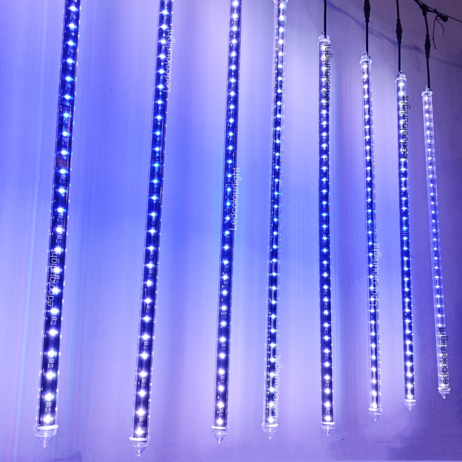30mm 1M RGB Pixel 3D LED Meteor Light Tube for Theme Parks and Festivals