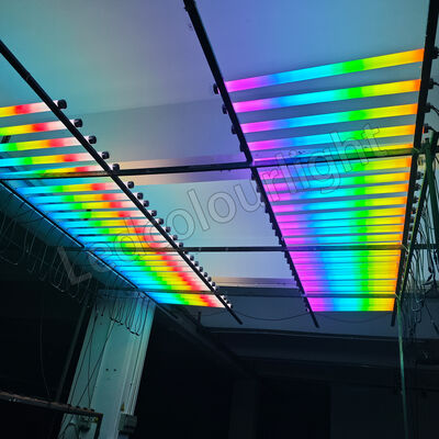 Quality Outdoor 50mm Diameter 360 DMX RGB Pixel Light Tube with 120 LEDs factory
