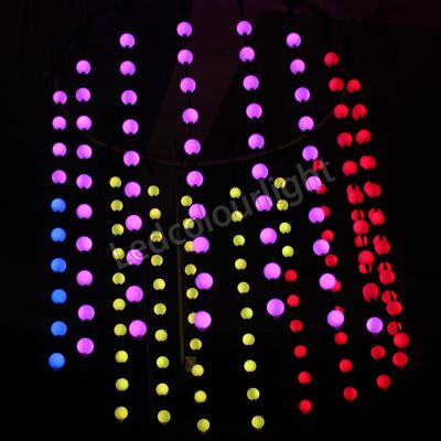 50mm 3D Solid Ball LED Pixel Ball Durable DMX512 Stage Nightclubs ...
