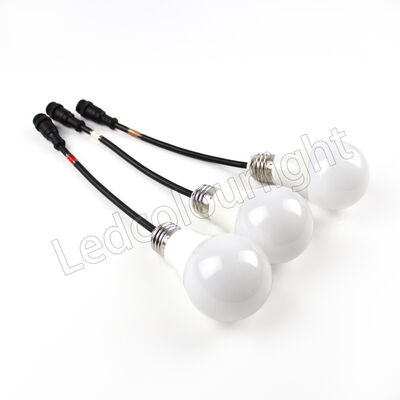 DMX512 Programmable 60mm LED Pixel Bulb RGB Pixel Light Bulb Designed ...