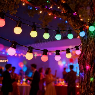 360 Degree RGB Pixel Light Bulb Dynamic Colorful DMX 50mm Pixel Bulb ...