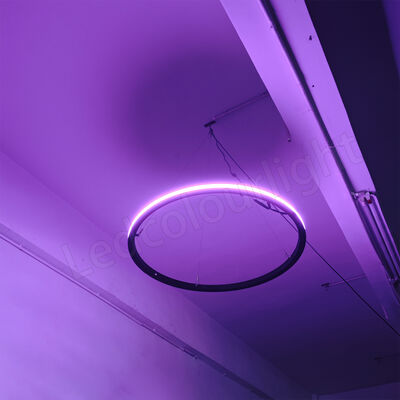 Programmable Side Emitting RGB Circular Light DMX RGBW LED Pixel Ring Light