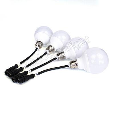 80mm Artnet Addressable Hanging E27 DMX LED Festoon RGB Pixel Light Bulb