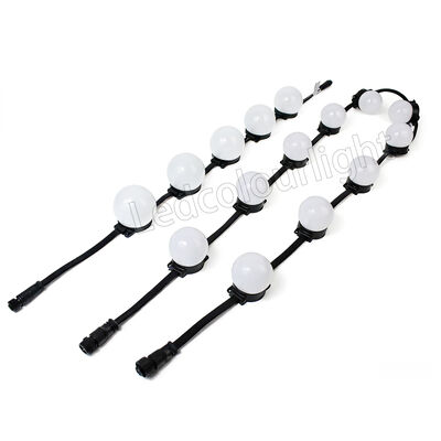 50mm 60mm RGB Programming LED Dot String Lights for Facade Stage Lighting
